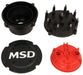 MSD 5" Dia Cap & Rotor Kit, Fits Pro Mag 44, Pro Mag 12 Pro-Cap Cap-A-Dapt Kit - Black MSD74553 Autofit