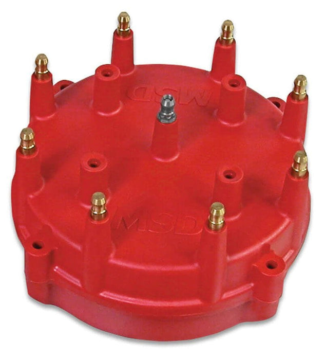 MSD 5" Dia Cap & Rotor Kit, Fits Pro Mag 44, Pro Mag 12 Pro-Cap Cap-A-Dapt Kit - Red MSD7455 Autofit