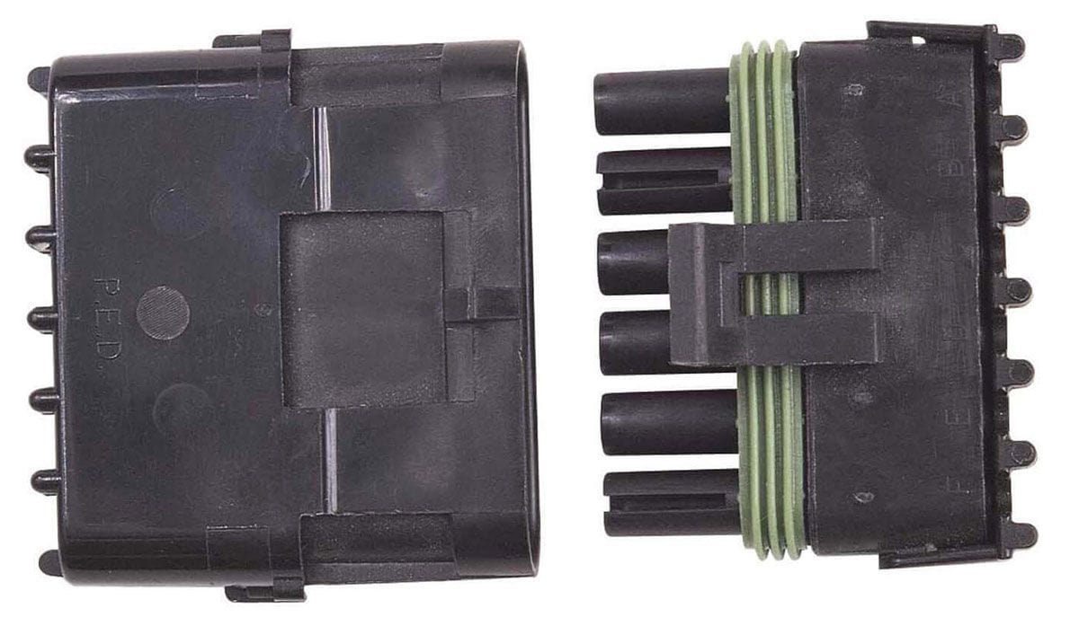 MSD 6 Pin, Male Tower/Female Shroud with Pins and Seals, Each Weathertight Sealed Connectors MSD8170 Autofit