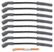 MSD 8.5mm, Black, Holden Commodore V8, LS2 Super Conductor Spark Plug Lead Set MSD32823 Autofit