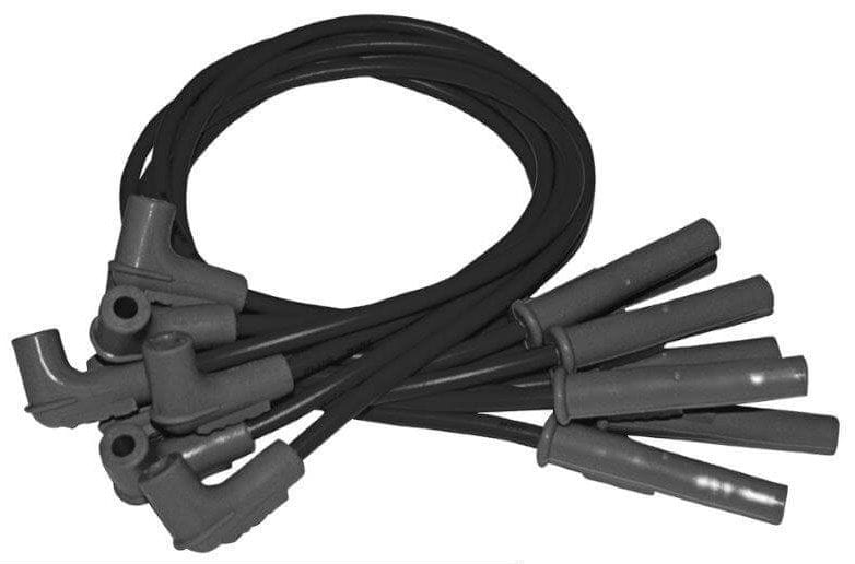 MSD 8.5mm, Black, Suit LS Series Engines With Coil Relocation Super Conductor Spark Plug Lead Set MSD32073 Autofit