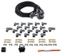 MSD 8.5mm, Black, Universal 8 Cyl 90° Plug/Socket & HEI Distributor Cap T Super Conductor Spark Plug Lead Set MSD31233 Autofit