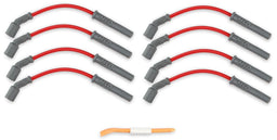 MSD 8.5mm, Red, Holden Commodore V8, LS with tall aftermarket valve cover Super Conductor Spark Plug Lead Set MSD32829 Autofit