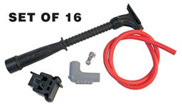 MSD 8.5mm, Red, Race Dual Plug Hemi with HEI Distributor Cap Terminal Super Conductor Spark Plug Lead Set MSD31559 Autofit