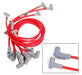 MSD 8.5mm Red, SB Chevy Sprint Car, Tight Fit, 90° Plug & Cap Terminal Super Conductor Spark Plug Lead Set MSD31549 Autofit