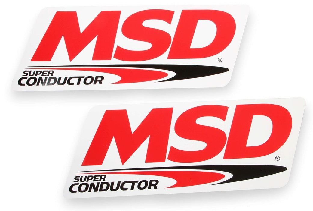 MSD 8.5mm, Red, Universal 8 Cyl 90Â° Plug/90Â° HEI Distributor Cap Termin Super Conductor Spark Plug Lead Set MSD31229 Autofit