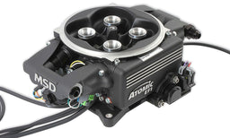 MSD 865cfm Throttle Body, Integrated ECU, Full Color Touch Screen Atomic 2 EFI Kit, Black Finish MSD2910-2BK Autofit
