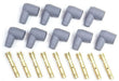 MSD 90 Degree Non-HEI Boots and brass terminals for distributor cap, Grey Replacement Ignition Leads Boot and Terminal Kit MSD8851 Autofit