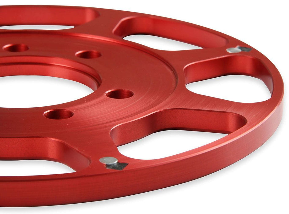 MSD Big Block Chevy, with 8" Harmonic Balancer, Red Anodised Billet Alumi Flying Magnet Crank Trigger MSD8620 Autofit
