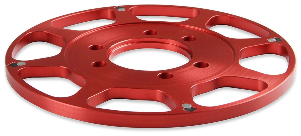 MSD Big Block Chevy, with 8" Harmonic Balancer, Red Anodised Billet Alumi Flying Magnet Crank Trigger MSD8620 Autofit