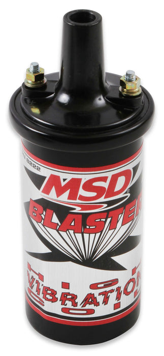 MSD Black, 45,000 volts Blaster High Vibration Ignition Coil MSD8222 Autofit