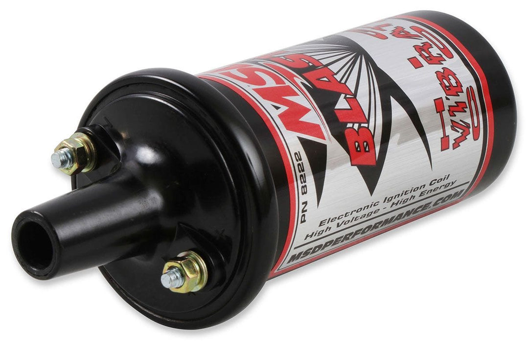 MSD Black, 45,000 volts Blaster High Vibration Ignition Coil MSD8222 Autofit