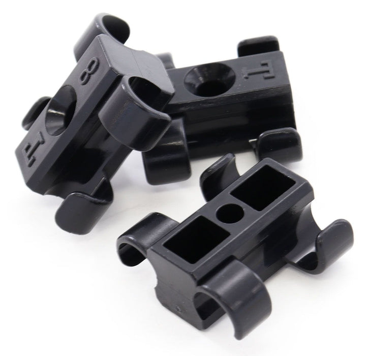 MSD Black, 8-8.5mm, Dual plug wires, Set of 16 Pro-Clamp Ignition Lead Separators MSD8841 Autofit