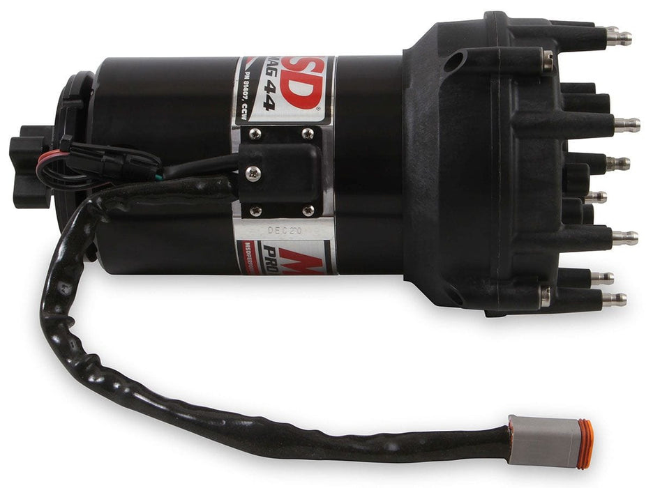 MSD Black Finish, Band Clamp Mount, CCW Rotation Pro Mag 44 AMP Magneto With 5" Pro Cap MSD81407 Autofit