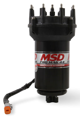 MSD Black Finish, Band Clamp Mount, CCW Rotation Pro Mag 44 AMP Magneto With 5" Pro Cap MSD81407 Autofit