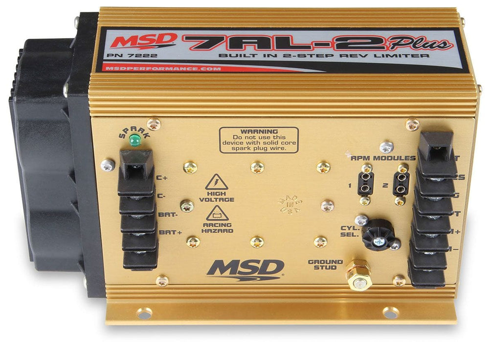 MSD Capacitive Discharge, 2 Step Rev Control, suitable for Racing Applica 7AL-2 Plus Ignition Control MSD7222 Autofit
