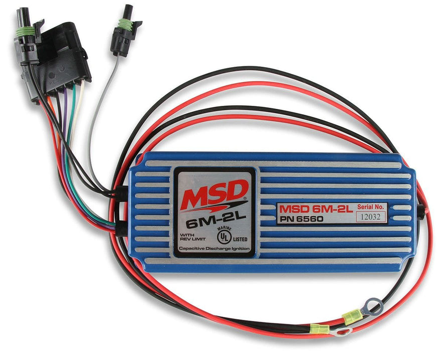 MSD Capacitive Discharge, Designed for Marine use, with Rev Limiter 6M-2L Ignition Control Marine Ignition Control MSD6560 Autofit