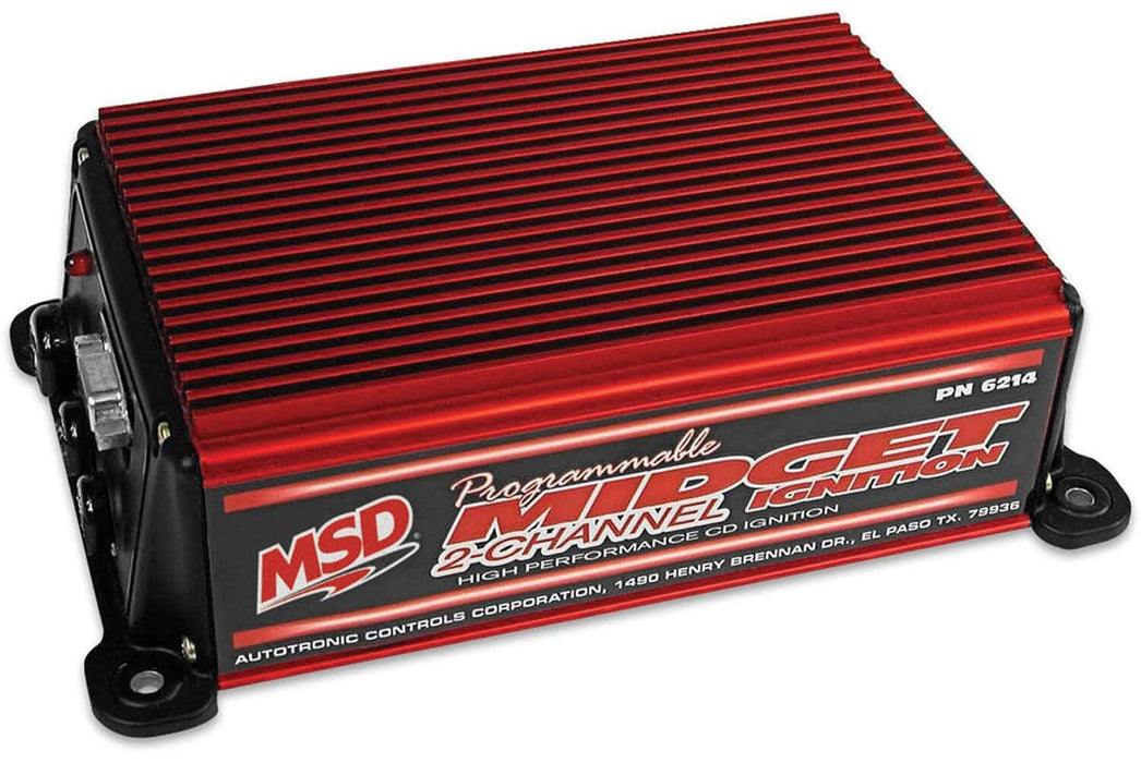 MSD Capacitive Discharge, Programmable, Plot 2 Timing curves Programmable Midget Ignition MSD6214 Autofit