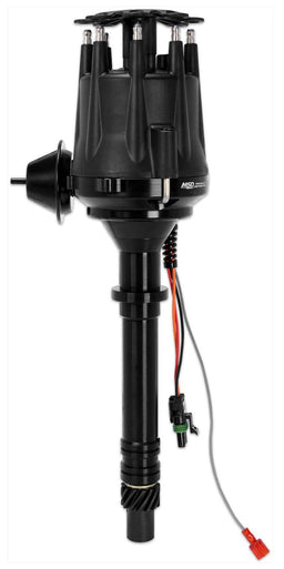 MSD Chev Small/Big Block, Magnetic Pickup, Vacuum Advance, High Output Mo Pro-Billet Ready-To-Run Distributor - Black MSD83603 Autofit