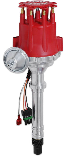 MSD Chev Small/Big Block, Magnetic Pickup, Vacuum Advance, High Output Mo Pro-Billet Ready-To-Run Distributor MSD8360 Autofit