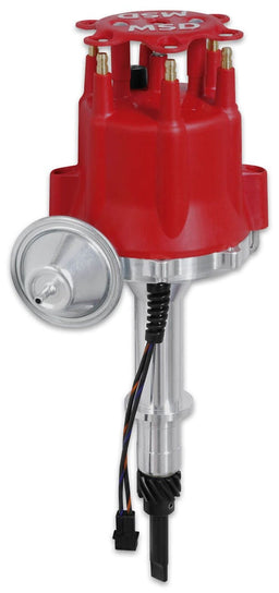 MSD Chevy 194-230-250-292 L6, Magnetic Trigger, Vacuum Advance Pro-Billet Street Distributor MSD8515 Autofit
