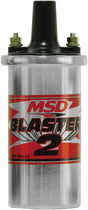 MSD Chrome, w/Ballast Hardware Blaster 2 Coil MSD8200 Autofit
