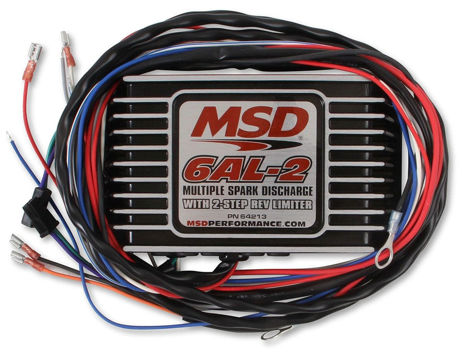 MSD Digital Capacitive Discharge with Rev-Limiter 6AL-2 Ignition Control - Black MSD64213 Autofit