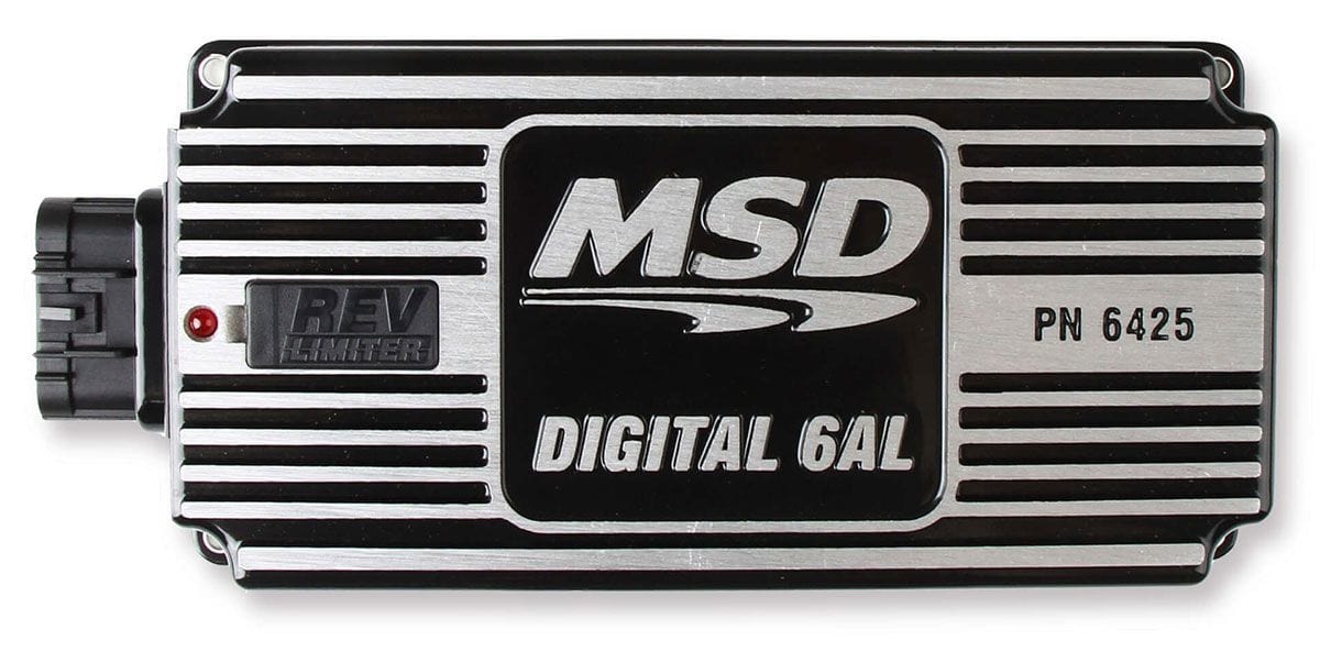 MSD Digital Capacitive Discharge With Rev Limiter 6AL Ignition Control - Black MSD64253 Autofit
