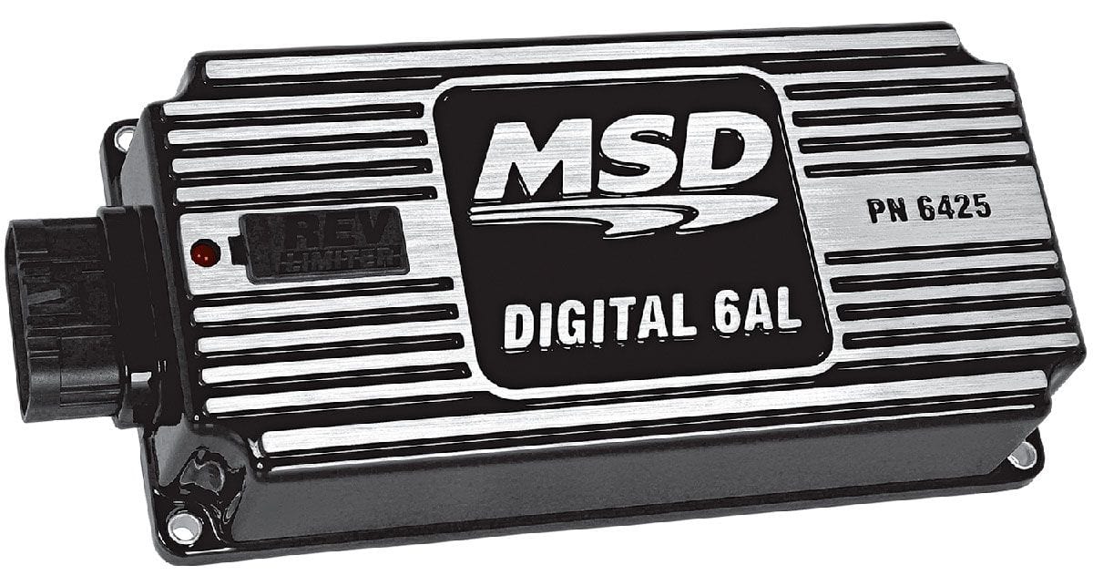 MSD Digital Capacitive Discharge With Rev Limiter 6AL Ignition Control - Black MSD64253 Autofit