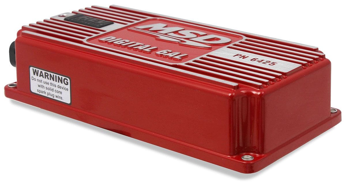 MSD Digital Capacitive Discharge With Rev Limiter 6AL Ignition Control - Red MSD6425 Autofit