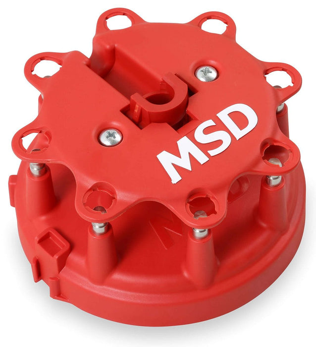 MSD For OEM Ford HEI 5.0L EFI 1986-98, Red Distributor Cap and Rotor Kit MSD8482 Autofit