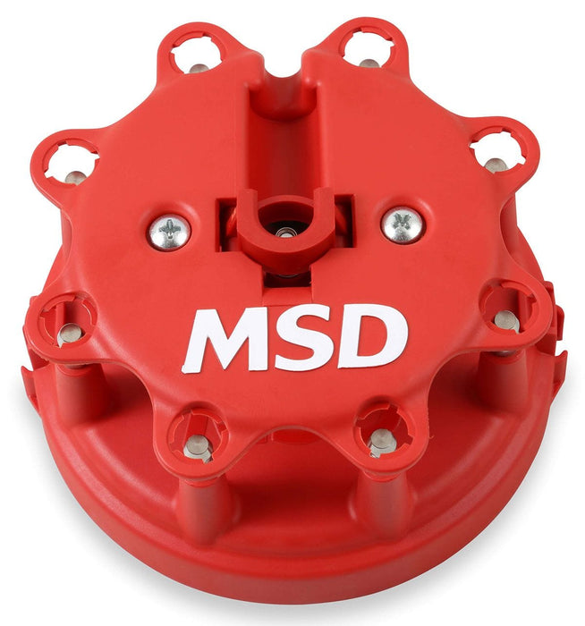 MSD For OEM Ford HEI 5.0L EFI 1986-98, Red Distributor Cap and Rotor Kit MSD8482 Autofit