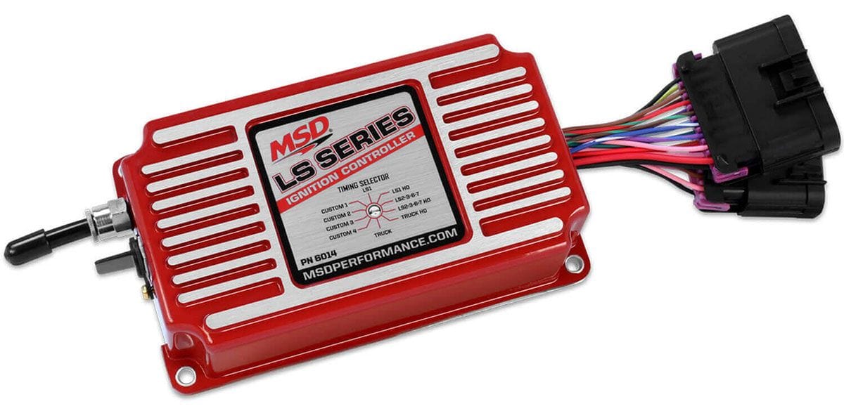 MSD For Use With 24X, 58X trigger engines & Carburettor Or Fuel Injected LS Ignition Controller - Red MSD6014 Autofit