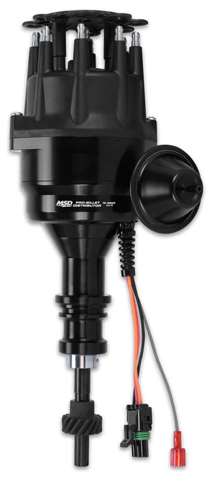 MSD Ford 289-302 Windsor, Magnetic Pickup, Mech Advance, High Output Modu Pro-Billet Ready-To-Run Distributor - Black MSD83523 Autofit
