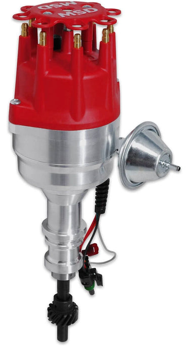 MSD Ford 289-302 Windsor, Magnetic Pickup, Vacuum Advance, High Output Mo Pro-Billet Ready-To-Run Distributor MSD8352 Autofit