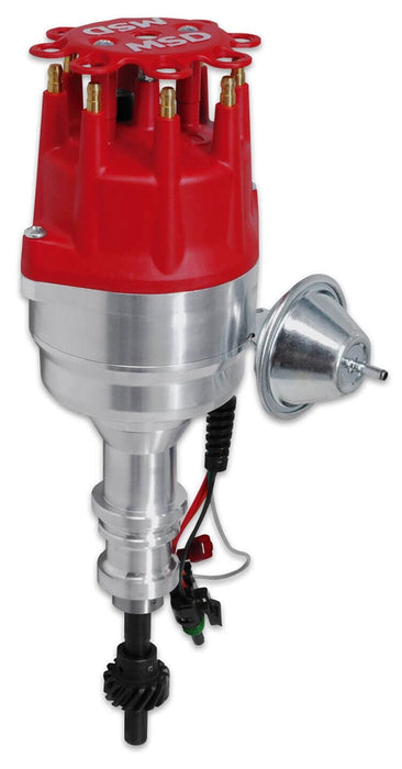 MSD Ford 289-302 Windsor, Magnetic Pickup, Vacuum Advance, High Output Mo Pro-Billet Ready-To-Run Distributor MSD83521 Autofit