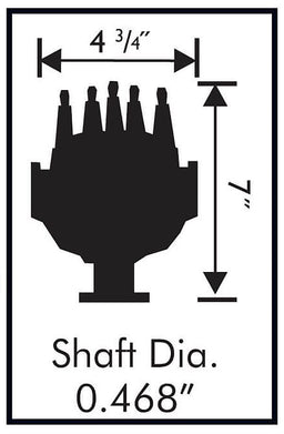 MSD Ford 289-302W, Bronze Gear, Adjustable Pick-Up Pro-Billet Cam Sync Distributor MSD2360 Autofit