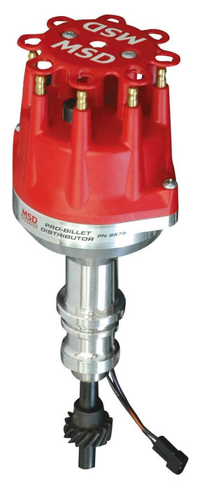 MSD Ford 289-302W, Small Base, Magnetic Trigger, Pro-Billet Distributor MSD8579 Autofit
