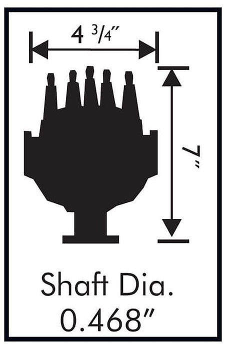 MSD Ford 289-302W, Steel Gear for Factory Roller Cam, Adjustable Pick-Up Pro-Billet Cam Sync Distributor MSD2358 Autofit