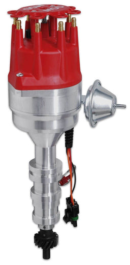 MSD Ford 332-428 FE, Magnetic Pickup, Vacuum Advance, High Output Module Pro-Billet Ready-To-Run Distributor MSD8595 Autofit