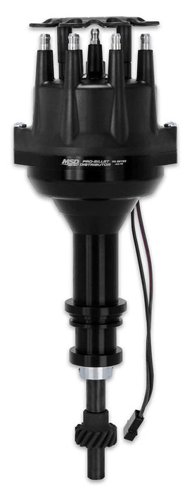 MSD Ford 351W, Small Base, Magnetic Trigger, Pro-Billet Distributor - Black MSD85783 Autofit