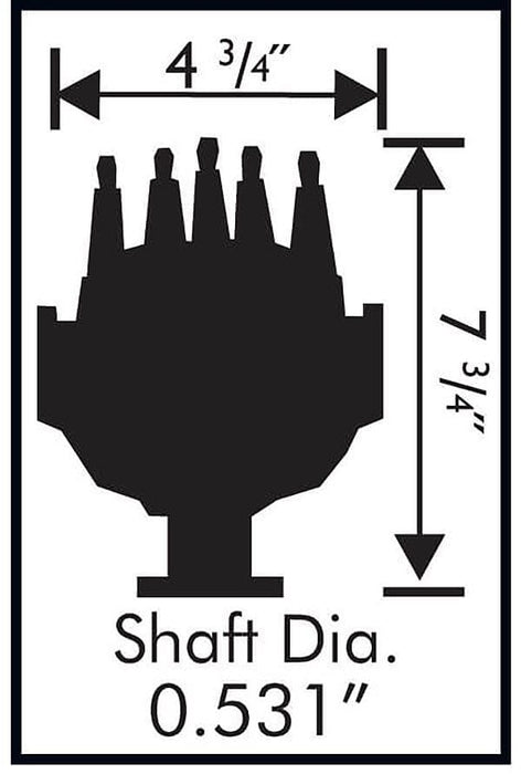 MSD Ford 351W, Steel Gear for Factory Roller Cam, Adjustable Pick-Up Pro-Billet Cam Sync Distributor MSD2362 Autofit