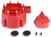 MSD GM V8 OE HEI, Internal Coil, Red Distributor Cap and Rotor Kit MSD8416 Autofit