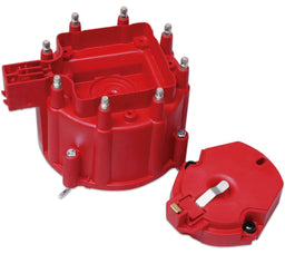 MSD GM V8 OE HEI, Internal Coil, Red Distributor Cap and Rotor Kit MSD8416 Autofit