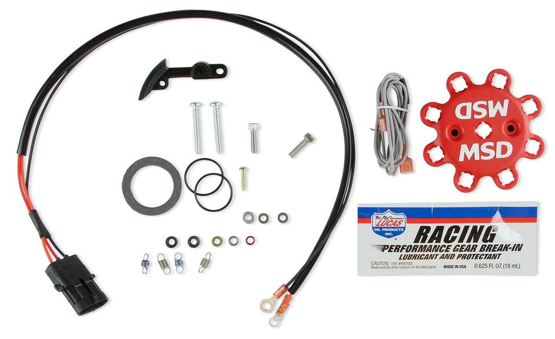 MSD Holden 253-304-308 (Will not fit Tunnel Ram or EFI Manifolds) MSD Pro-Billet Ready-To-Run Distributor with Vacuum Advance MSD85891 Autofit