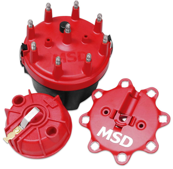 MSD Large diameter cap, fixed rotor & spacer, suit MSD Pro-Billet Distrib Cap-A-Dapt Kit MSD8445 Autofit