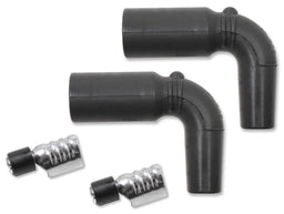 MSD LT1, Silicon, Black 90° Spark Plug Boots with Terminals, 2 per Card Replacement Boots & Terminals MSD3303 Autofit