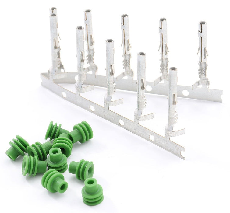 MSD Pins and Seals, Female, Set of 10 Weathertight Replacement Pins and Seals MSD8191 Autofit