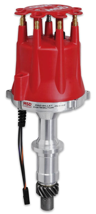 MSD Pontiac V8 326-455, Magnetic Trigger, Mechanical Advance Pro-Billet Distributor MSD8563 Autofit
