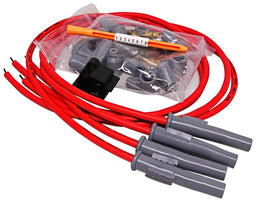 MSD Red, 4 Cylinder Car & M/Cycle Universal Kit 8.5mm Super Conductor Spark Plug Lead Set MSD31449 Autofit